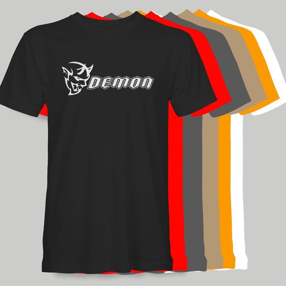 Dodge Demon T-Shirt - mopar challenger rt srt demon dart charger - Picture 1 of 9
